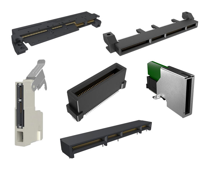 Pcie Gen Mini Cool Edge Mm Card Edge Connectors Server Storage Amphenol