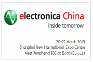 Check out Amphenol ICC Solutions at Electronica China 2019